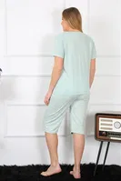 Kapri Büyük Beden Yeşil Kadın Pijama Takım Akbeniz 202193 Su Yeşili görsel 6