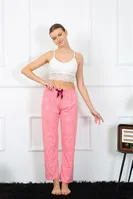 Pamuklu Pembe Kadın Tek Alt Pijama Akbeniz 27462 Pembe