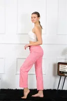 Pamuklu Pembe Kadın Tek Alt Pijama Akbeniz 27462 Pembe farklı açı