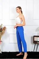 Lastikli Pamuklu Kadın Tek Alt Pijama Akbeniz 27465 Saks görsel 4