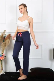 Akbeniz Beli Lastikli Kadın Pamuklu Alt Pijama Akbeniz 27468