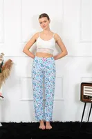 Kalpli Mavi Kadın Pamuklu Tek Alt Pijama Akbeniz 27469 Mavi görsel 4