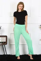 Beli Lastikli Kadın Pamuklu Tek Alt Pijama Akbeniz 27496 Fıstık Yeşili görsel 5