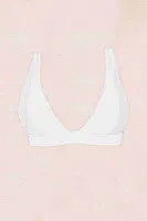 Kalın Askılı Kaplı Bikini Üstü Beyaz Angelsin MS4373 Beyaz görsel 4