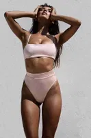 Straplez Kesim Bikini Üstü Pembe Angelsin 3807 Pembe