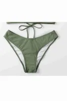Angelsin Brezilyan Arkadan Büzgülü Bikini Altı Yeşil Yeşil görsel 4