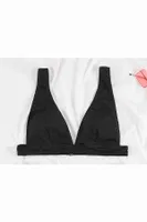Angelsin Şık Bikini Üstü Siyah Siyah farklı açı