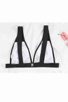 Angelsin Şık Bikini Üstü Siyah Siyah görsel 4