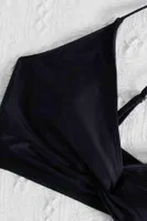 İnce Askılı Şık Bikini Üstü Siyah MS43499 Siyah farklı açı