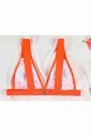 Angelsin Şık Bikini Üstü Turuncu Turuncu görsel 5