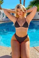 Yüksek Bel Siyah Bikini Altı Angelsin 4260 Siyah