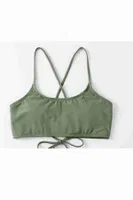 Sırt Bağlamalı Bikini Üstü Angelsin 42289 Yeşil görsel 4