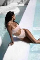 V Kesim Yüksek Bel Bikini Altı Pembe Angelsin 4220 Pembe görsel 4