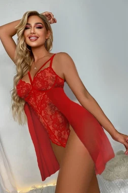 Açık Detaylı Dantelli Fantazi Babydoll Bella Notte 15034 - Alternatif Görünüm