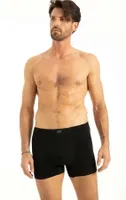 Cotton Geçme Bel Boxer Q-En 513 Siyah