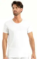 Cotton O Yaka Atlet Q-En 1002 Beyaz farklı açı