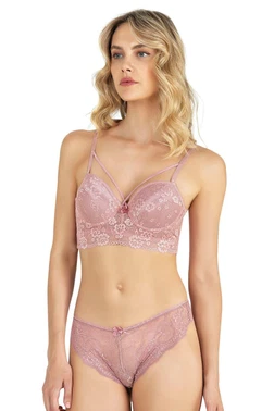 Fabony Dantelli Bralet Boş Cup Sütyen Takım Fabony 4211