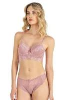 Dantelli Bralet Boş Cup Sütyen Takım Fabony 4211