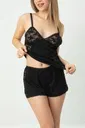 Dantelli Fantezi Şortlu Bralet Takım DoReMi 002-001289