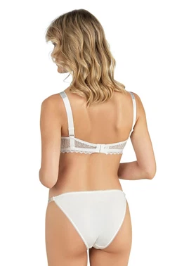 Fabony Dantelli Taşlı Boş Cup Sütyen Takım Fabony 4221 - Alternatif Görünüm