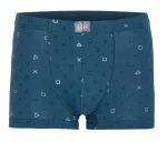 Desenli Likrali Boxer İlke 1601 İndigo görsel 6