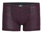 Erkek Desenli Modal Boxer İlke 1616 Siyah