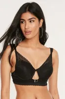 Destekli Dekolteli Push Up Sütyen New Bra 3014 Siyah görsel 5