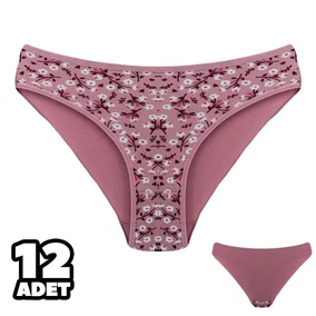 Dondeza Çiçekli 12Li Bikini Kadın Külot Dondeza 101-136