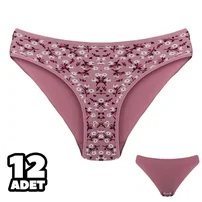 Dondeza Çiçekli 12Li Bikini Kadın Külot Dondeza 101-136