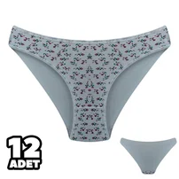 Dondeza Ekru 12Li Kadın Bikini Külot Dondeza 101-142