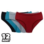 Beli Sur Dantel 12li Kadın Külot Dondeza 2010 Gri farklı açı