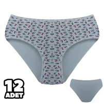 Dondeza Çiçek Desenli Bayan Bato Külot 1Li Dondeza 301-148