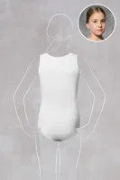 Kız Çocuk Bodysuit Doreanse 450 Beyaz detay görünüm