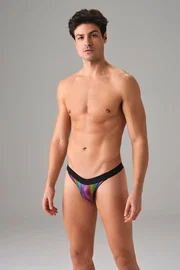 Doreanse Doreanse Erkek Fantezi Çok Renkli Baskılı String 1010