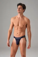 Doreanse Erkek Fantezi Jockstrap String 1004 Ekru