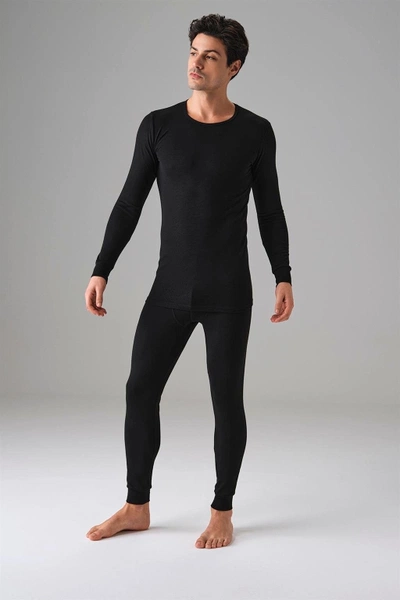 Bisiklet Yaka Uzun Kollu Erkek Termal T-Shirt Doreanse 2962