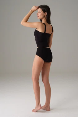 Doreanse Doreanse Kadın Kalp Yaka Askılı Crop Atlet 9402 - Alternatif Görünüm