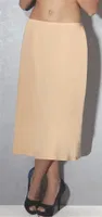 Midi Boy Kadın  Beli Lastikli Etek Jupon Doreanse 13003 Ten