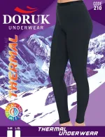 Siyah Uzun Kollu Bayan Termal Takım Doruk 002 Siyah farklı açı