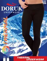 Erkek Uzun Kollu Siyah Termal Takım Doruk 001 Siyah farklı açı
