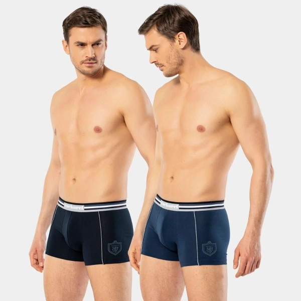 2Li Erkek Likralı Baskılı Boxer Cacharel 1323