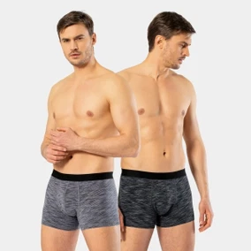 Erkek 2li Inkjet Likralı Boxer Cacharel 1324