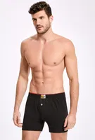 Erkek %100 Pamuk Havlu Bel Boxer İlke 011 Siyah