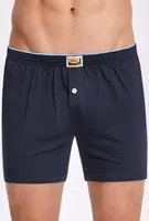 Erkek %100 Pamuk Havlu Bel Boxer İlke 011 İndigo detay görünüm