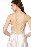 Gelin Çeyiz Seti Güpürlü 6Lı Saten Takım Pierre Cardin 6625 Krem görsel 10