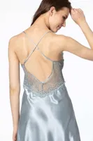 Güpürlü 6Lı Saten Gelin Çeyiz Seti Pierre Cardin 6040 Gri görsel 18
