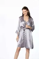 Güpürlü 6Lı Saten Gelin Çeyiz Seti Pierre Cardin 6040 Mor görsel 12