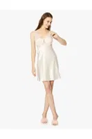 Güpürlü 6Lı Saten Gelin Çeyiz Seti Pierre Cardin 6040 Krem görsel 9