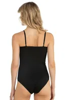İnce Askılı Çıtçıtlı Body Fabony 1180 Siyah görsel 4