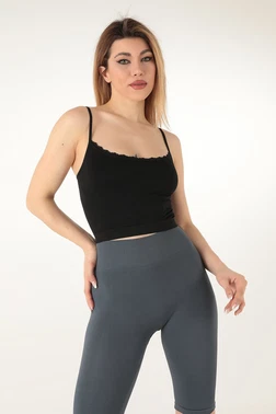 Miorre İnce Askılı Seamless Dantelli Desteksiz Büstiyer Miorre 002-000182